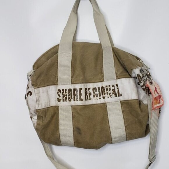 American Eagle Canvas Duffle  Weekend Bag - Picture 3 of 15
